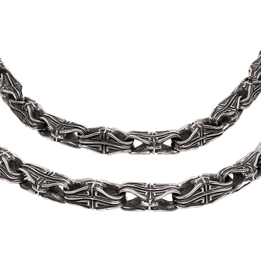 Мужская толстая цепь Regular Chain 2 из серебра