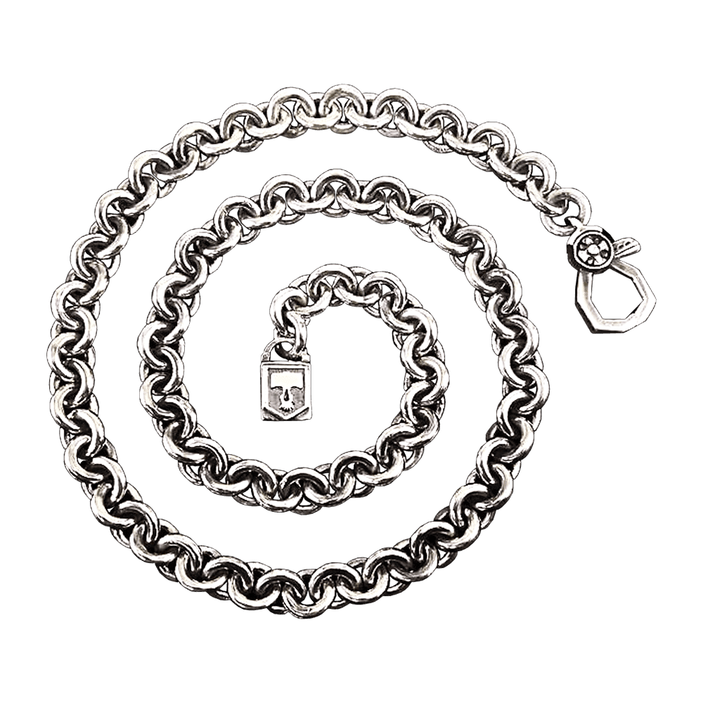 Толстая мужская серебряная цепь Regular Chain 1